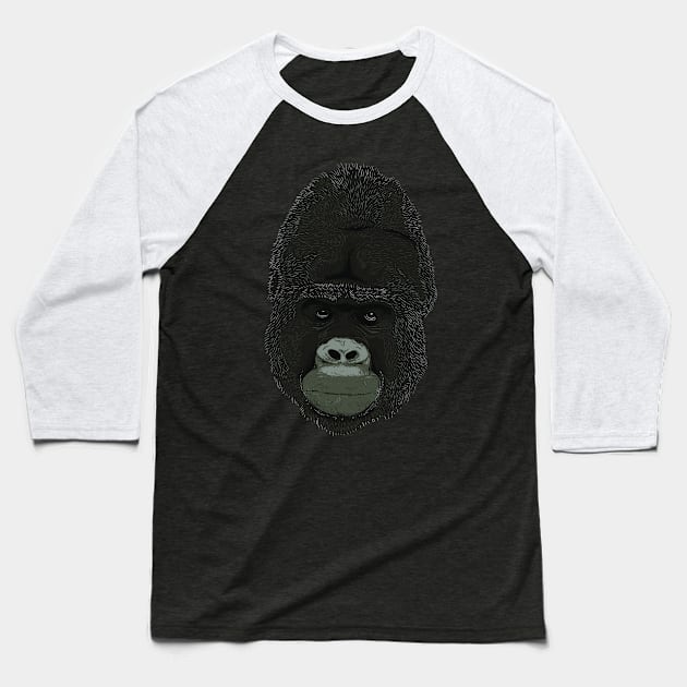 Gorilla Baseball T-Shirt by DarkChoocoolat